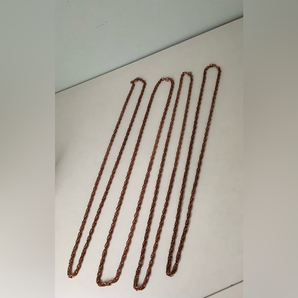 Vintage 24” copper unisex chains - Picture 4 of 8
